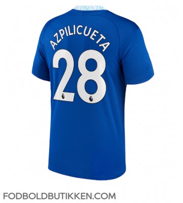 Chelsea Cesar Azpilicueta #28 Hjemmebanetrøje 2022-23 Kortærmet